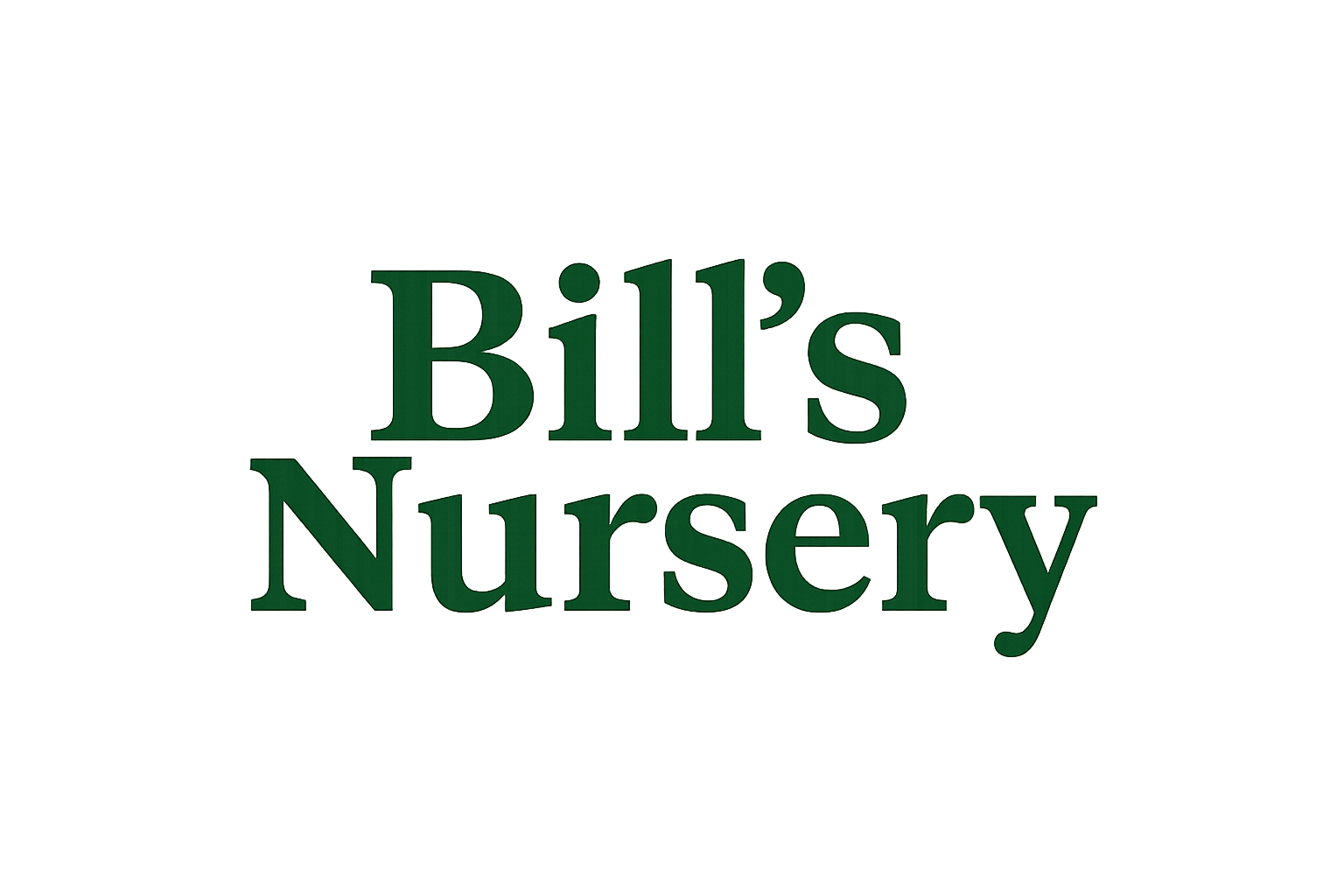 Bill's Nursery Logo